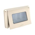 ELETTROCANALI - ETNEC315A PLACCA AUTOP.IP55 3MOD.TOND AVORIO