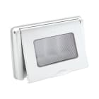 ELETTROCANALI - ETNEC315B PLACCA AUTOP.IP55 3MOD.TOND BIANCA
