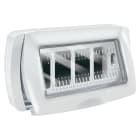 ELETTROCANALI - ETNEC3164B PLACCA AUTOPORTANTE IP55 4 POSTI BIANCA