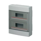 ELETTROCANALI - ETNEC60024 CENTR.PARETE IP40 PORTELLA TRASP.24 MODU