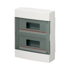 ELETTROCANALI - ETNEC60024B CENTR.PARETE IP40 PORTELLA TRASP.24MODUL