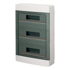 ELETTROCANALI - ETNEC60054B CENTR.PARETE IP40 PORTELLA TRASP.54MODUL