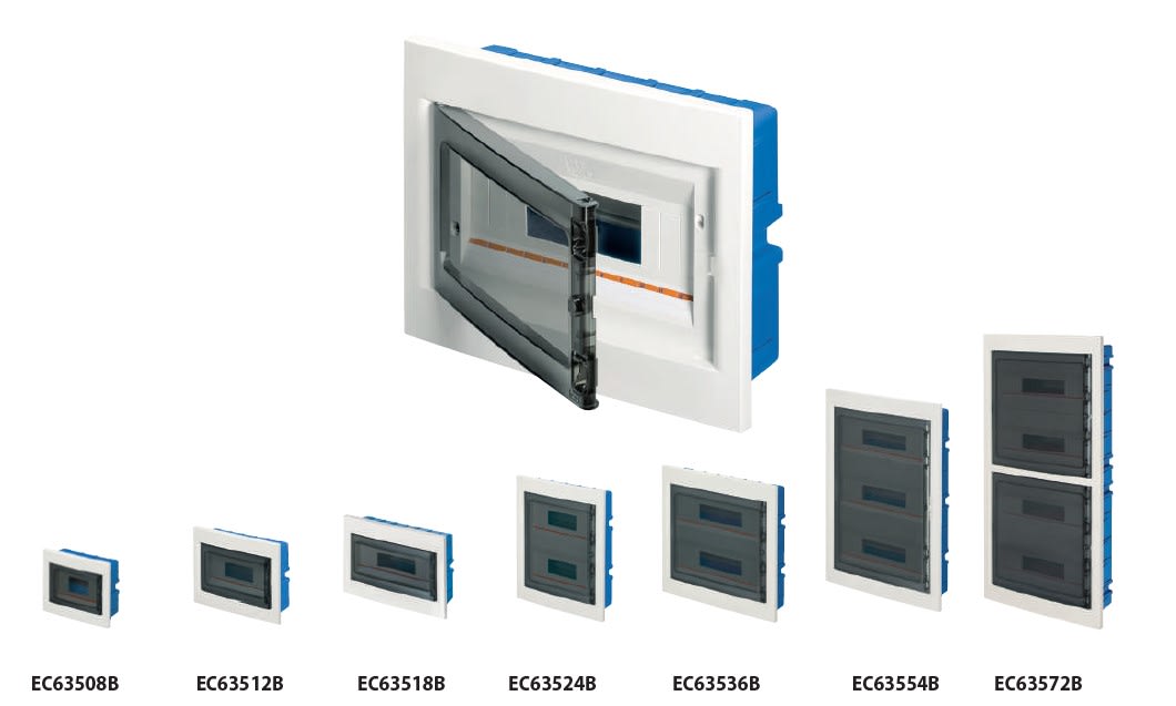 ELETTROCANALI SRL - ETNEC63512B CENTRALINO 12 MODULI P.L. - BIANCO