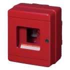 ELETTROCANALI - ETNEC64004 CENTRALINO EMERGENZA IP56 ROSSO 4 MOD.