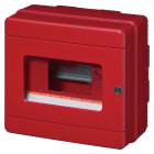 ELETTROCANALI - ETNEC64008 CENTRALINO EMERGENZA IP56 ROSSO 8 MOD.