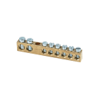 ELETTROCANALI - ETNEC680M2 MORSETTIERA IN OTTONE A 8 FORI