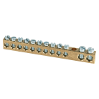 ELETTROCANALI SRL - ETNEC680M3 MORSETTIERA IN OTTONE A 12 FORI