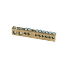 ELETTROCANALI - ETNEC680M6 MORSETTIERA IN OTTONE A 10 FORI