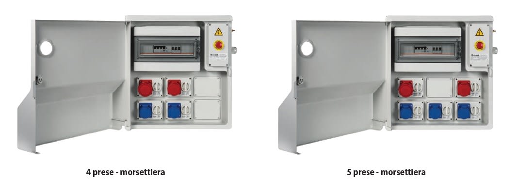ELETTROCANALI SRL - ETNEC6900710 QUADRO DA CANTIERE ASC 4 PRESE IOSBF-MOR