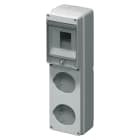 ELETTROCANALI - ETNEC69011 QUADRO PER 2 PRESE VERTICALI 4 MOD. PREF