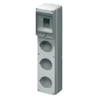 ELETTROCANALI - ETNEC69012 QUADRO PER 3 PRESE VERTICALI 4 MOD. PREF