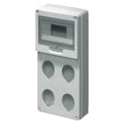 ELETTROCANALI SRL - ETNEC69013 QUADRO PER 4 PRESE 8 MOD. MODELLO PREFOR