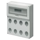 ELETTROCANALI SRL - ETNEC69016 Quadro per 8 prese 19 mod. preforato