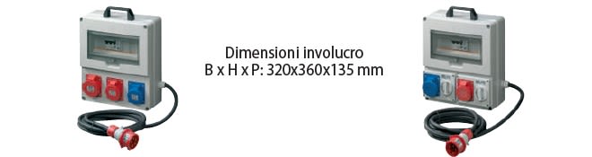 ELETTROCANALI SRL - ETNEC6902413 QUADRO ASC 3 PR.O. IP65 3X2P+T
