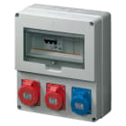 ELETTROCANALI - ETNEC6902422 QUADRO DBO 3 PR.O. IP44 2P+T -3P+T -3P+N