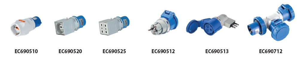 ELETTROCANALI SRL - ETNEC690712 MOLTIPLICATORE 2 USCITE IP67 220V 2P+T 1