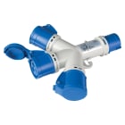 ELETTROCANALI - ETNEC690703 MOLTIPLICATORE 3 USCITE IP44 220 2P+T 16