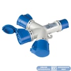 ELETTROCANALI - ETNEC692743 MOLTIPLICATORE 3 USCITE IP67 220V 3P+T 1