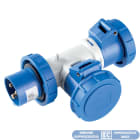 ELETTROCANALI SRL - ETNEC691702 Moltiplicatore 2 uscite IP44 110V 2P+T 1