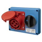 ELETTROCANALI - ETNEC69092 PRESA IOSBF SENZA FONDO IP44 380V 3P+T 1