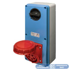 ELETTROCANALI - ETNEC6925841 PRESA IVSBF CON FONDO IP65 220V 2P+T 63A