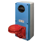 ELETTROCANALI - ETNEC6909741 PRESA IVSBF CON FONDO IP65 380V 3P+T 32A