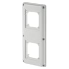 ELETTROCANALI - ETNEC690F4 FLANGIA 2 PRESE INCASSO 16/32A VERTICALE