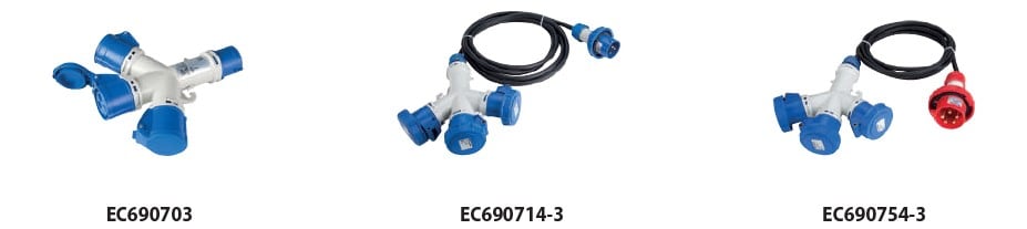 ELETTROCANALI SRL - ETNEC690793 MOLTIPLICATORE 3 USCITE IP67 380V 3P+N+T