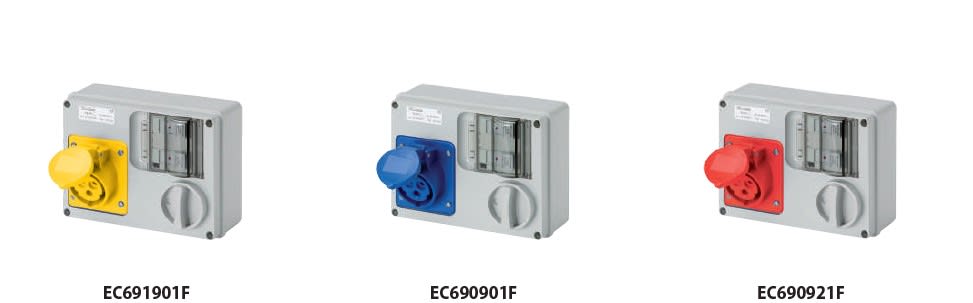 ELETTROCANALI SRL - ETNEC690951F PRESA IOCBF CON FONDO IP65 380V3P+N+T16A