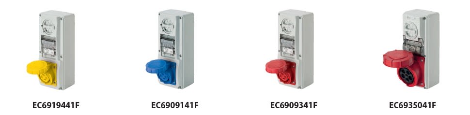 ELETTROCANALI SRL - ETNEC6929641F PRESA IVCBF CON FONDO IP65 220V 2P+T 32A