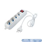 ELETTROCANALI SRL - ETNECK11107 MULTIPRESA BIANCA 7 POSTI SCHUKO/BIVALEN