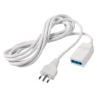 ELETTROCANALI - ETNECK22201 PROLUNGA BIANCA 3MT SPINA10A PRESA10A