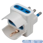 ELETTROCANALI SRL - ETNECK33421 ADATTAT. TRIPLO BIANCO SCHUKO/10A SPINA