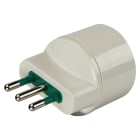 ELETTROCANALI - ETNECK33609 ADATTATORE SCHUKO BIANCO 10A