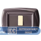 ELETTROCANALI SRL - ETNECL2593AN PLACCA TONDO 3 MOD.ALLUMINIO NOTTE