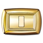 ELETTROCANALI - ETNECL2591OR PLACCA TONDO 1 MODULO ORO