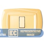 ELETTROCANALI SRL - ETNECL2594PO PLACCA TONDO 4 MOD.ARANCIONE PASTELLO