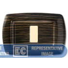 ELETTROCANALI SRL - ETNECL2592WG PLACCA TONDO 2 MODULI WENGE