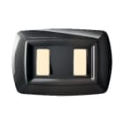 ELETTROCANALI - ETNECL2592N PLACCA TONDO 2 MODULI NERO