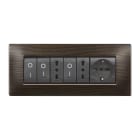 ELETTROCANALI - ETNECL2887WG PLACCA MYLIFE Q 7 MODULI WENG