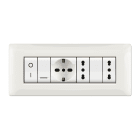 ELETTROCANALI SRL - ETNECL2887WH PLACCA MYLIFE Q 7 MODULI BIANCO