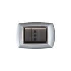 ELETTROCANALI - ETNECL2983AC PLACCA MYLIFE 3 MOD.ALLUMINIO CHIARO