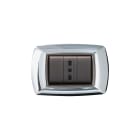 ELETTROCANALI - ETNECL2983CR PLACCA MYLIFE 3 MODULI CROMO