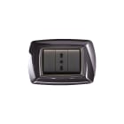 ELETTROCANALI - ETNECL2983MB PLACCA MYLIFE 3 MOD.METAL BLACK