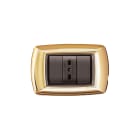 ELETTROCANALI - ETNECL2983OR PLACCA MYLIFE 3 MODULI ORO