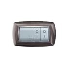 ELETTROCANALI - ETNECL2984AN PLACCA MYLIFE 4 MOD.ALLUMINIO NOTTE