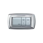 ELETTROCANALI - ETNECL2984CR PLACCA MYLIFE 4 MODULI CROMO