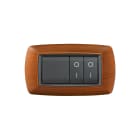 ELETTROCANALI SRL - ETNECL2984LC PLACCA MYLIFE 4 MOD.LEGNO CHIARO