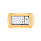 ELETTROCANALI SRL - ETNECL2984PY PLACCA MYLIFE 4 MOD.GIALLO PASTELLO