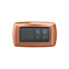 ELETTROCANALI SRL - ETNECL2984RM PLACCA MYLIFE 4 MODULI RAME